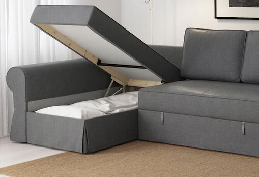 Schlafsofa Backabro Stauraum